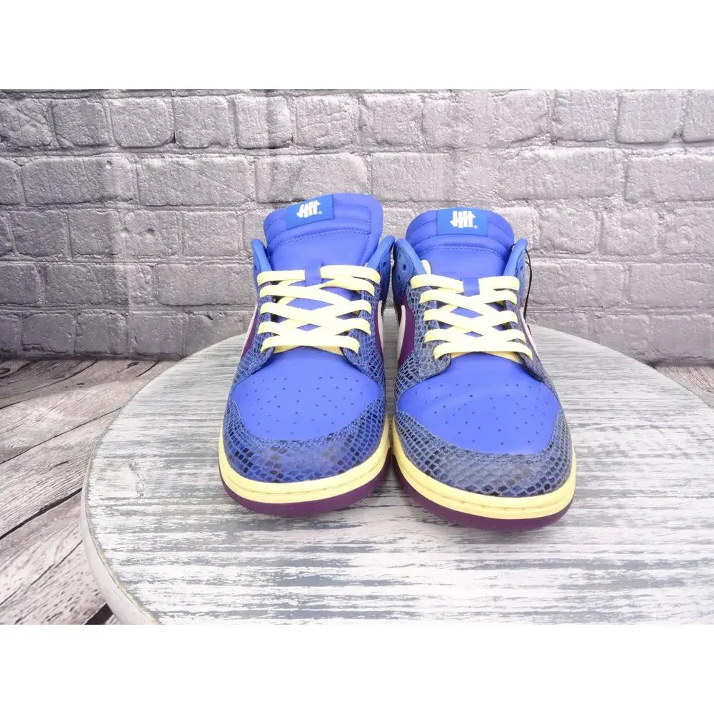 Nike Dunk Low SP Undefeated 5 Signal Blue/White-Night Purple Men 11.5 in Box - Picture 4 of 13